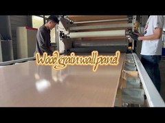 木材穀物 室内装飾用PVC壁面 WPC室内竹炭壁面