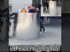 工場のカスタマイズされた高品質のPET 水の波紋竹 木炭 木材ファニヤパネル