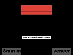 ミラー 壁パネル PVC バンブー 木炭 壁パネル 防水