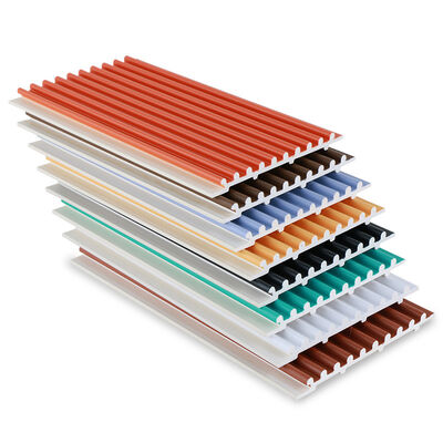 品質  Factory Customized Fireproof PVC Co-Extruded Small Round Board Wall Panels 工場