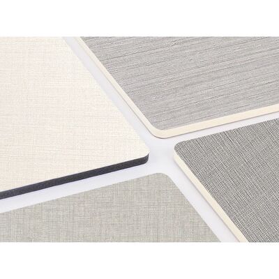 品質  Interior Decorative Bamboo Charcoal Veneer Wall Paneling Level B Fire Rated With Customizable Length 工場