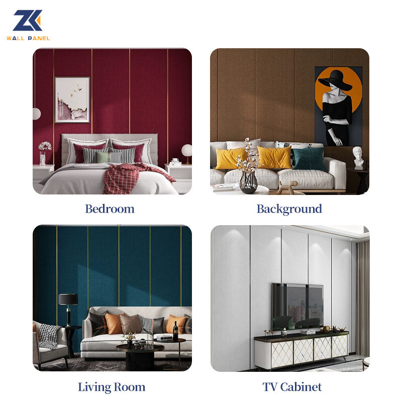 1.22mの広い木製のベニヤのタケの木炭生地は3Dポリ塩化ビニールの台所壁パネルを織る