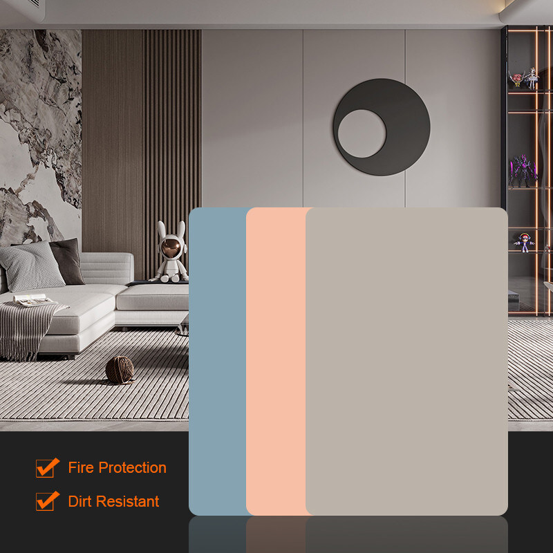 管理の室内装飾の皮の感じポリ塩化ビニールの壁パネルの幅1.22m