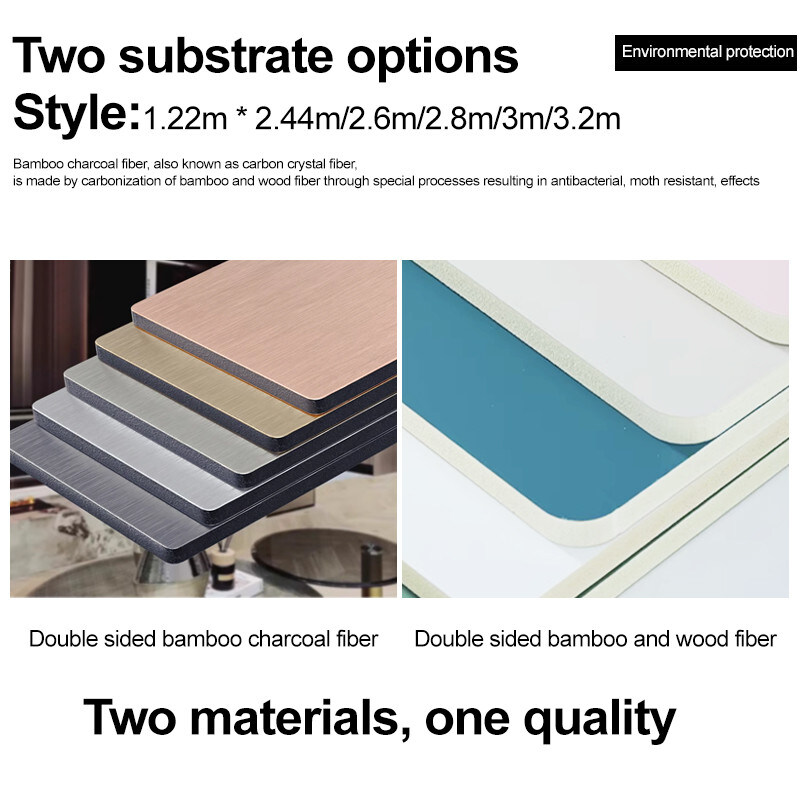 インテリア装飾 金属木材 壁面 壁面 環境に優しい 竹 木炭 壁面