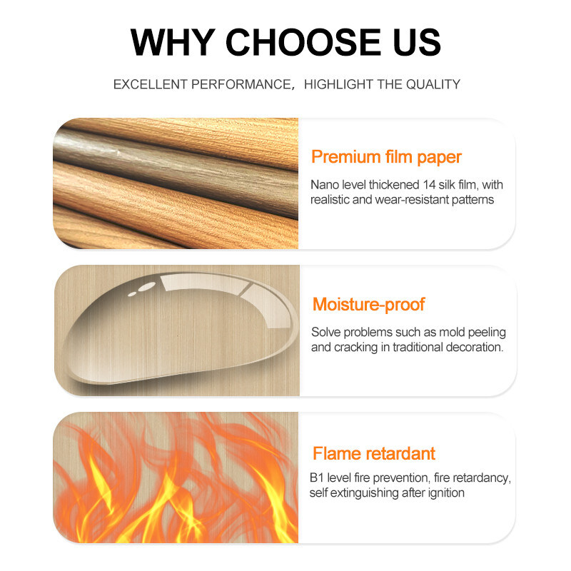 木粒 PVC 壁板 5mm 柔軟な竹 木炭 装飾壁板