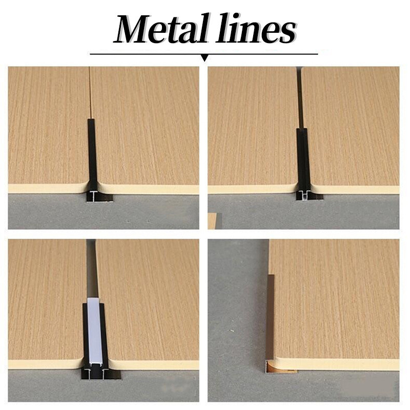 屋内装飾的なポリ塩化ビニールの壁パネルの屋内タケ木炭木穀物の壁パネル