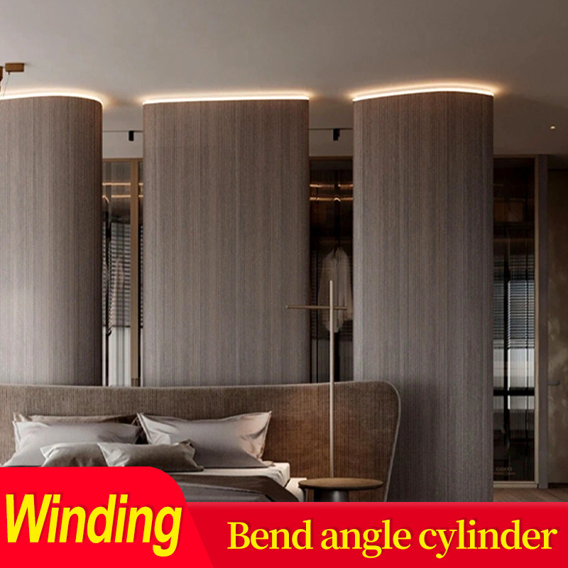 屋内装飾的なポリ塩化ビニールの壁パネルの屋内タケ木炭木穀物の壁パネル