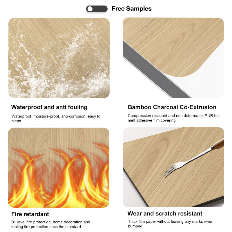 湿度防止 バンブー 木炭 壁板 木板 現代のライト 贅沢装飾用