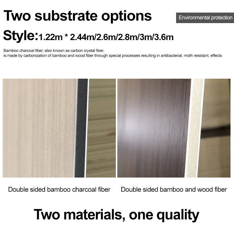 湿度防止 バンブー 木炭 壁板 木板 現代のライト 贅沢装飾用