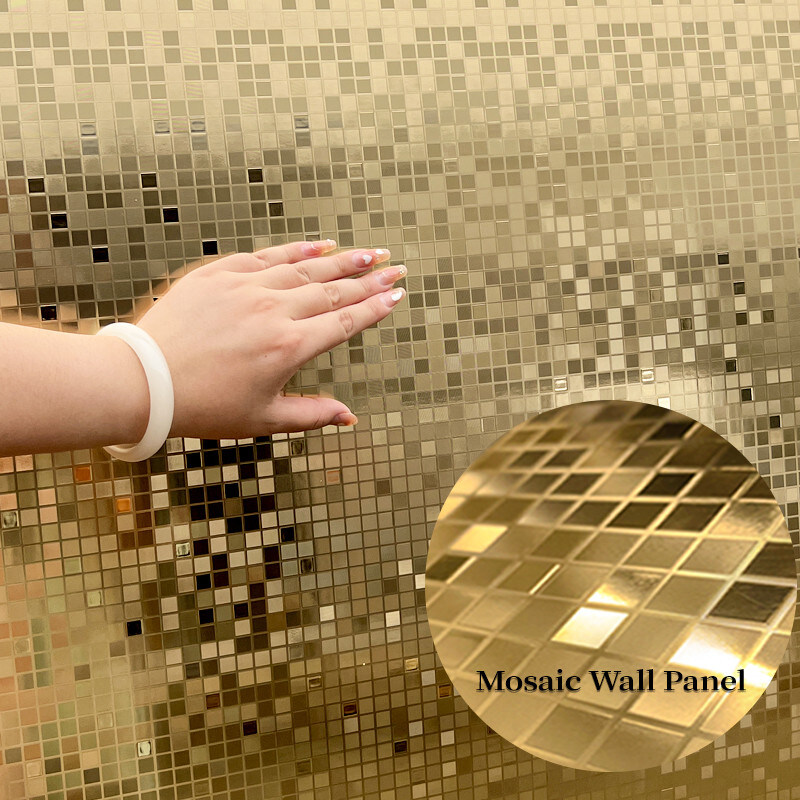 高品質の新製品 金属 モザイク バンブー 木炭 共同挤出 木材ファニヤ パネル