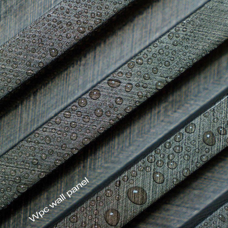 インテリア装飾WPC壁パネル 3D固木グリルパネル