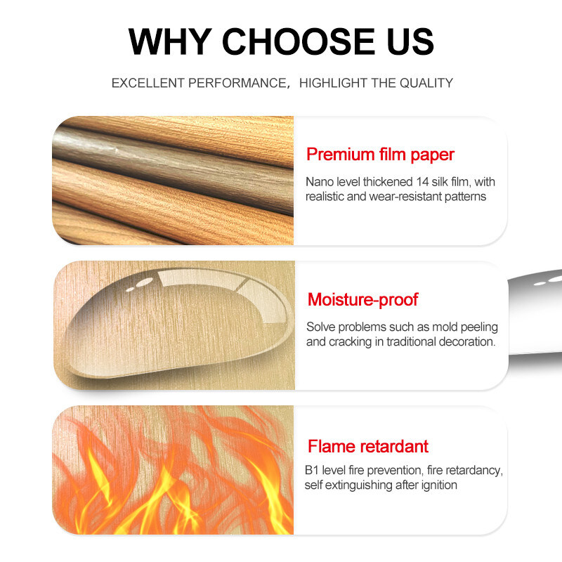 PVC 装飾 バンブー 木炭 金属 壁板 高密度 内壁パネル