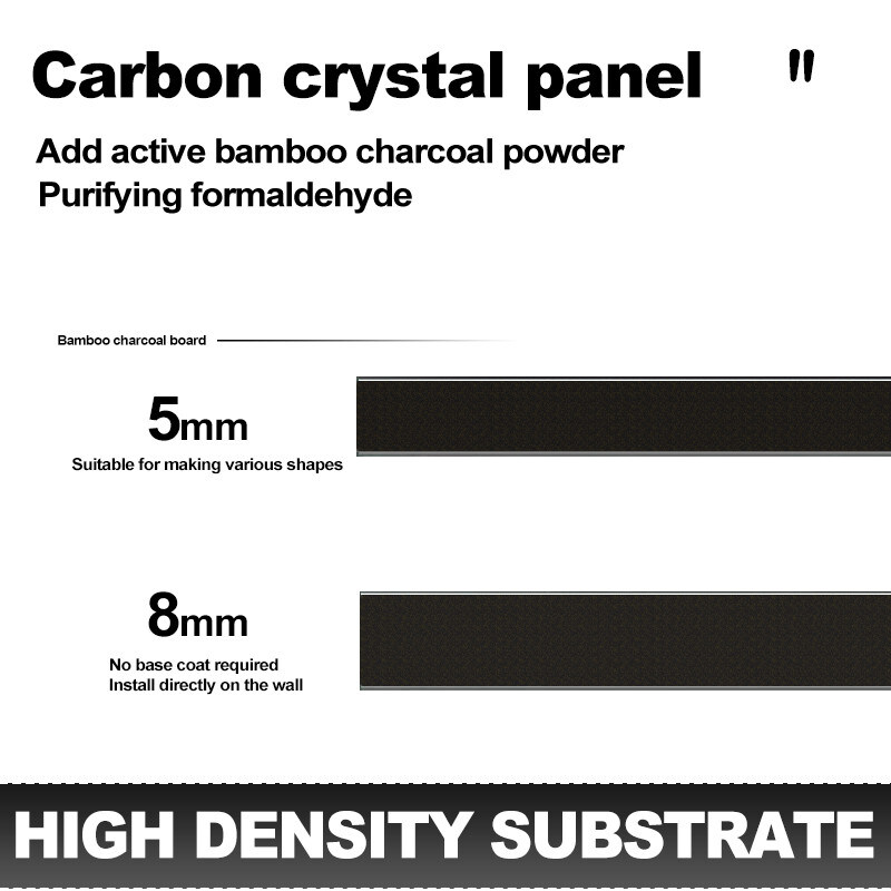 インテリア装飾用 5MM バンブー カーボンファイバー メタル 壁板