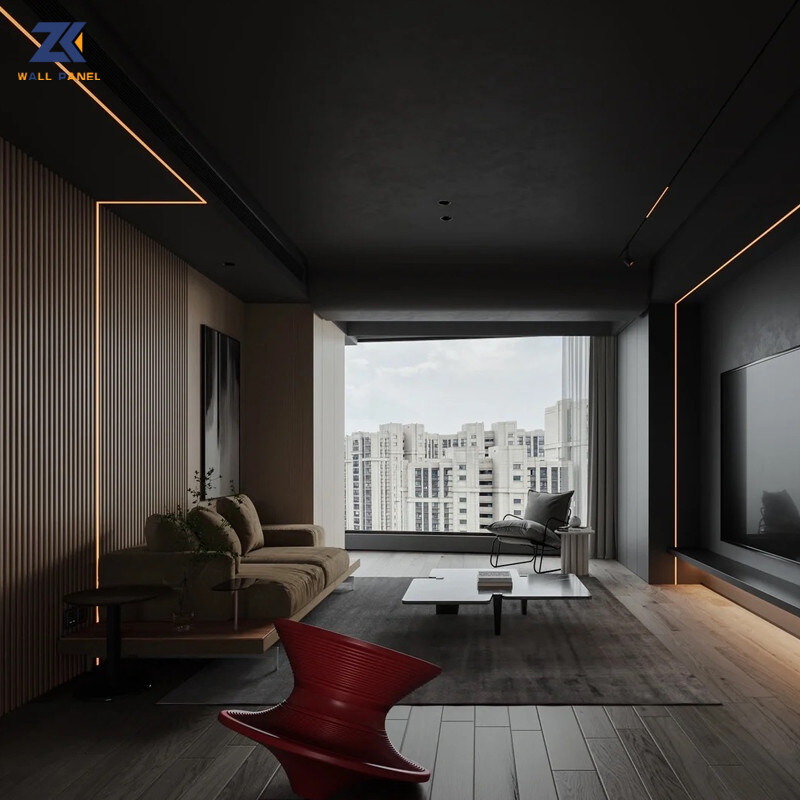 1.22*2.6mの装飾的な金属のタケ繊維の壁パネルの内部