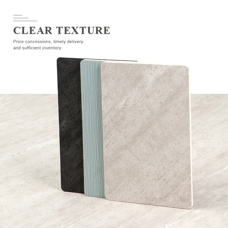 簡単に設置 バンブー 木炭 装飾壁面 高品質の大理石シート