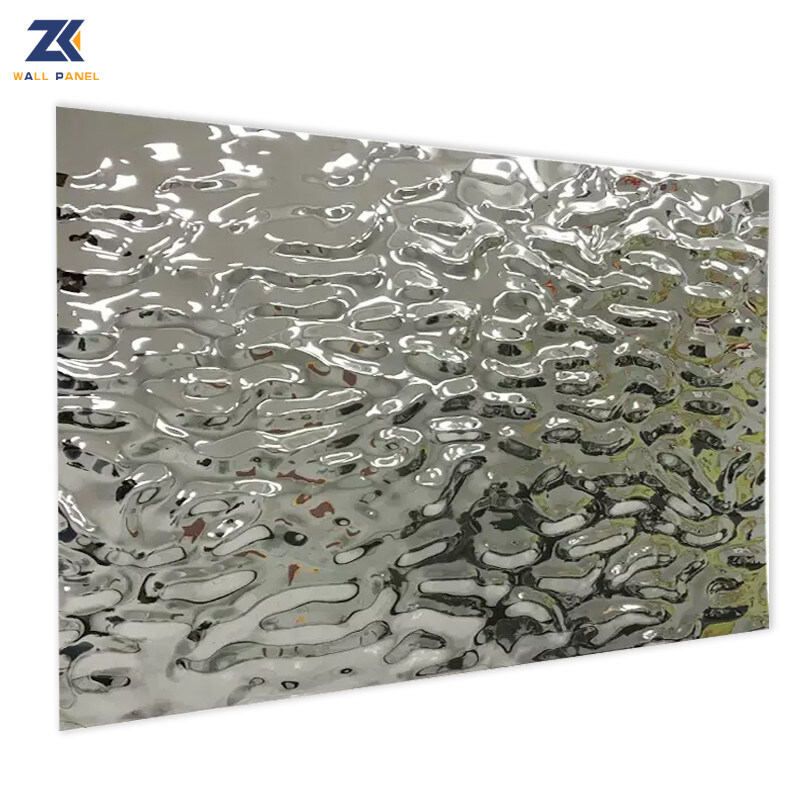 装飾的な耐火性水さざ波3Dの木製のプラスチック タケ木炭壁パネル